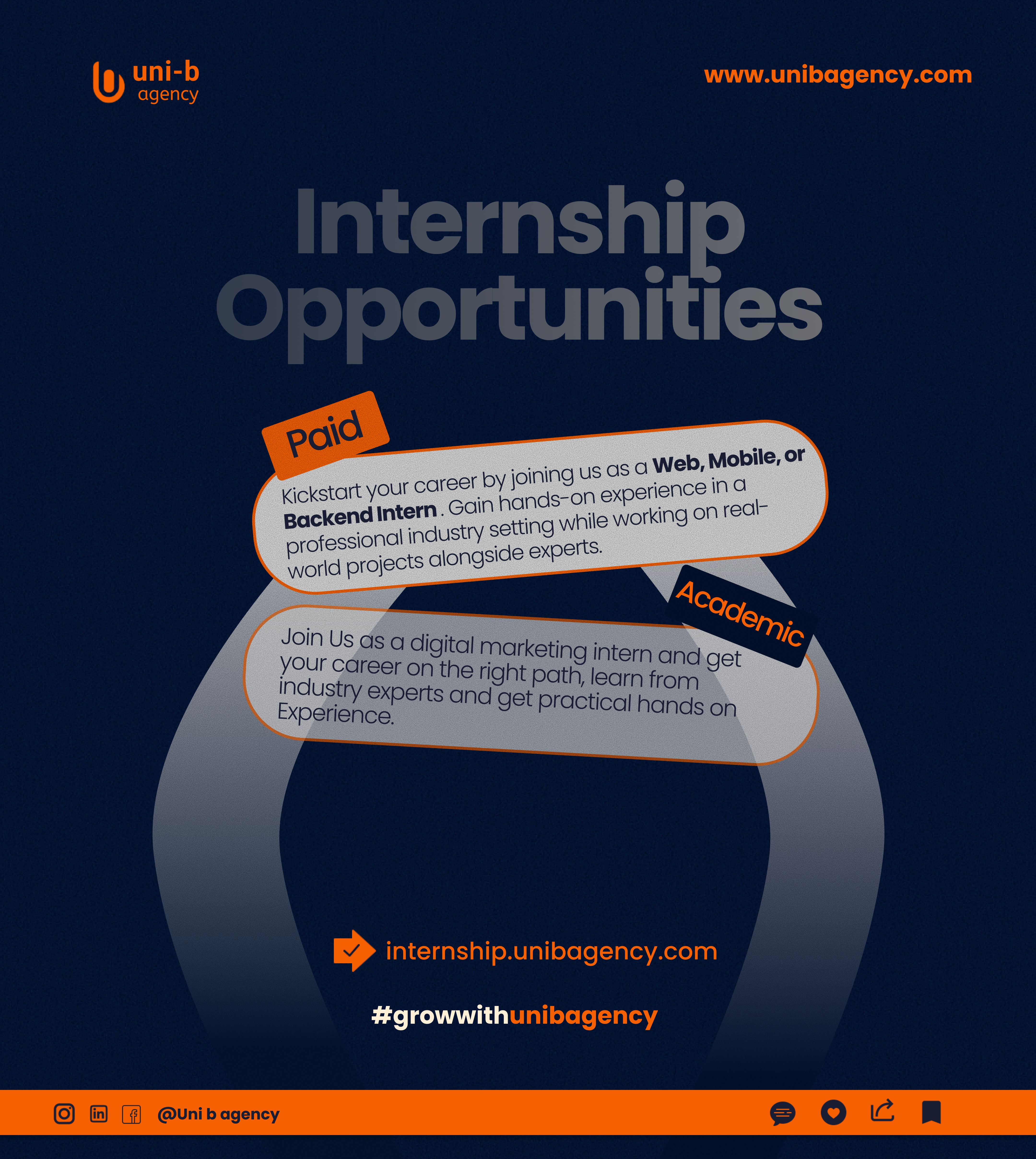 From Watching Opportunities to Building Skills: Inside the Uni-B Agency Internship Program