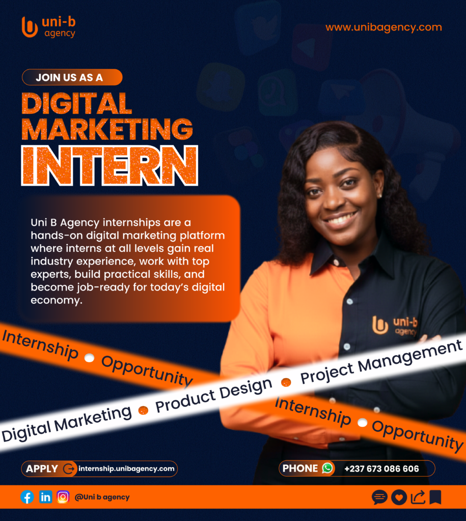 Digital Marketing internship at Uni B Agency